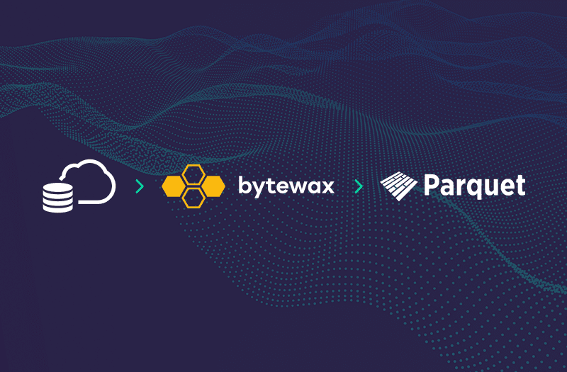 Streams to Parquet with Bytewax